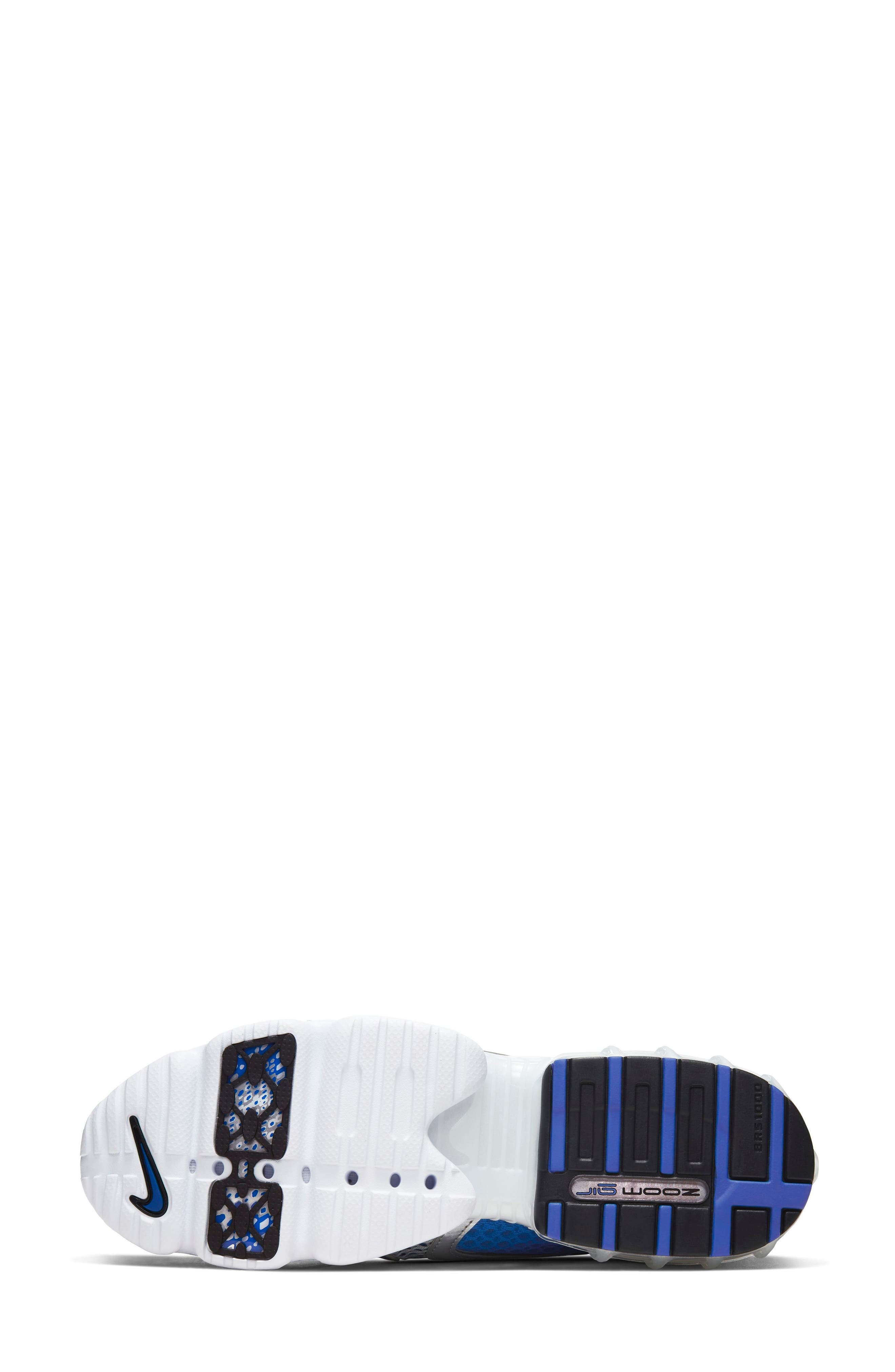 Nike Air Zoom Spiridon Cage 2 Sneaker in Metallic Silver/Varsity Royal at Nordstrom - 4