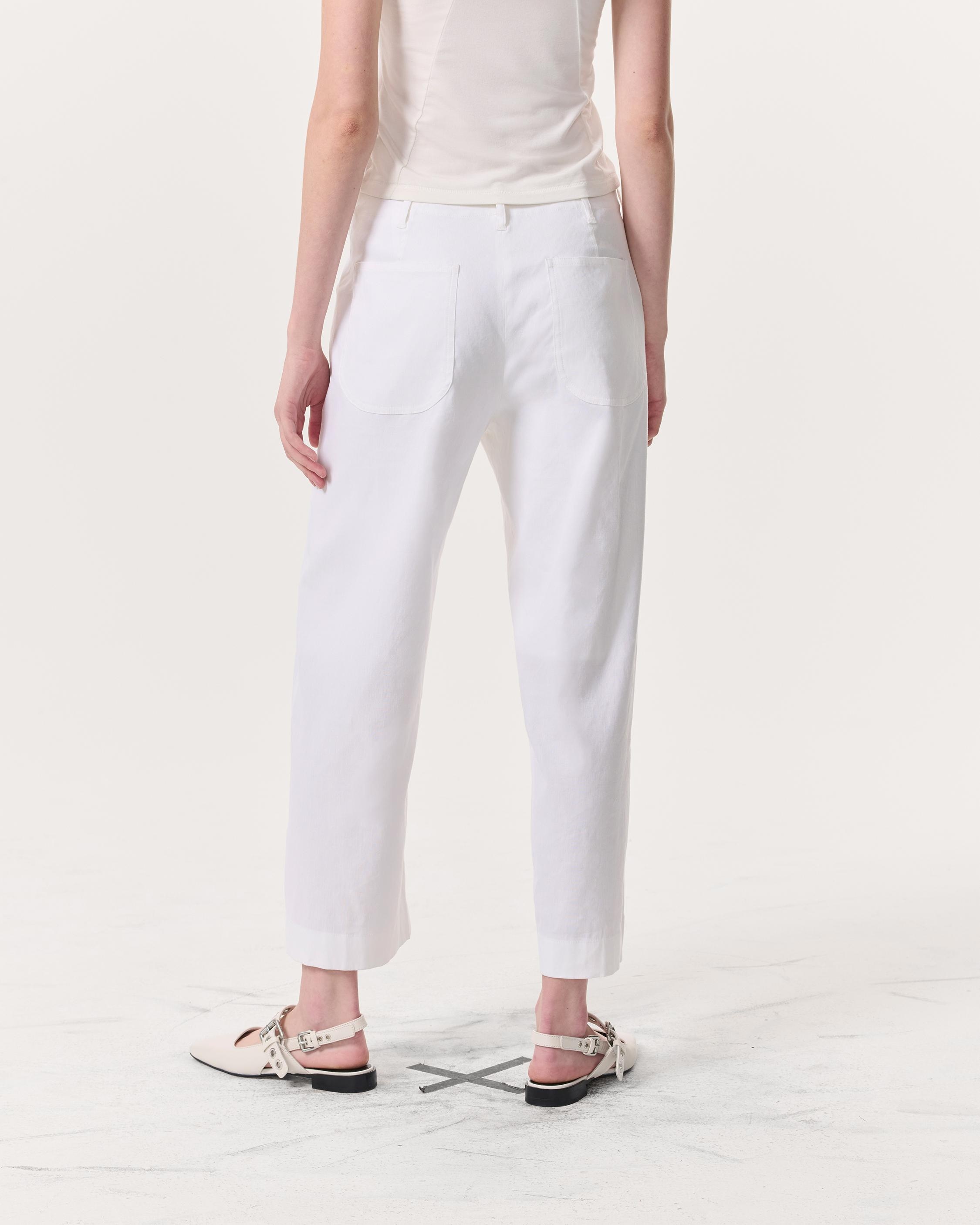 Banks Ankle-Length Linen Pants - 5