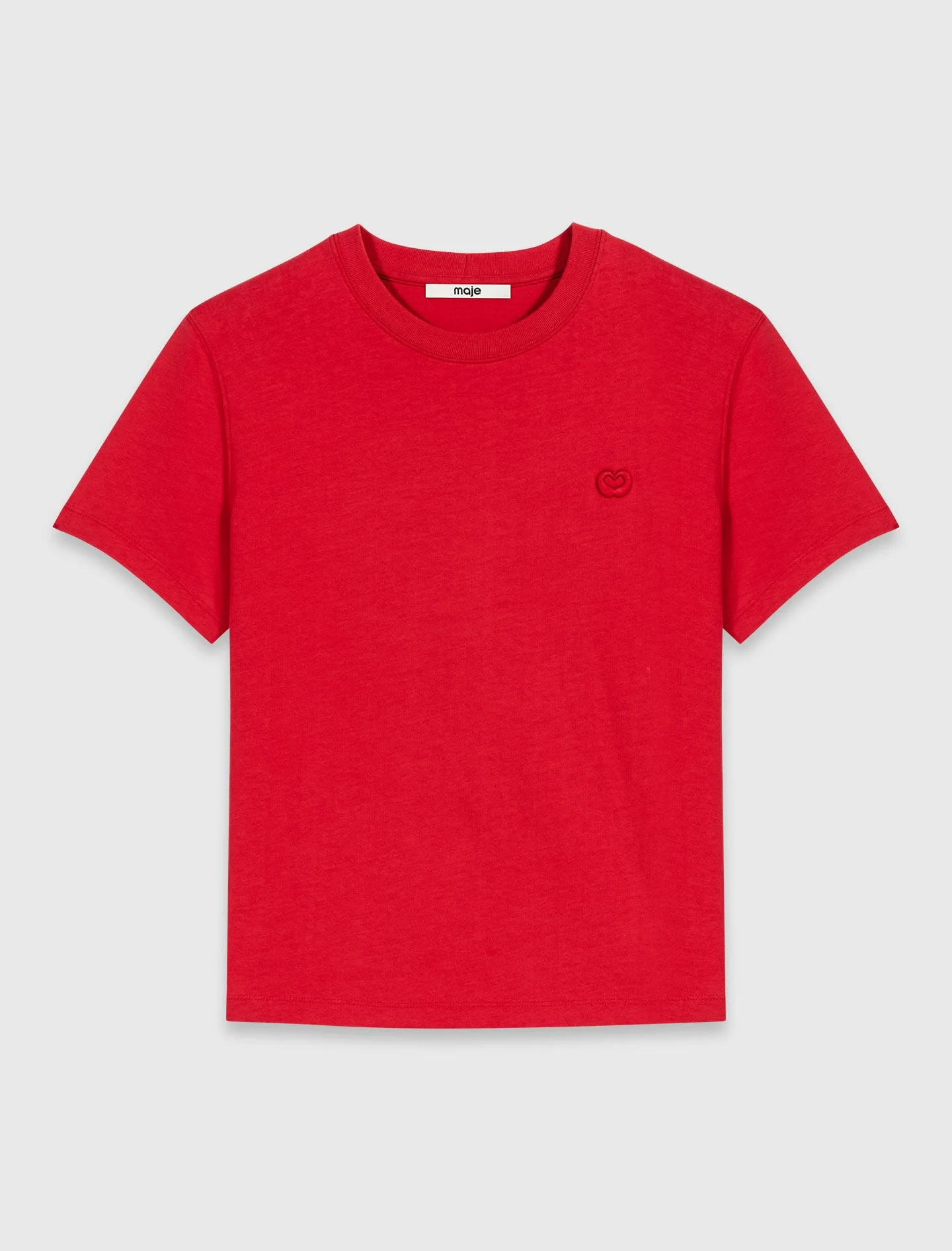 T-shirt with embroidered logo - 1
