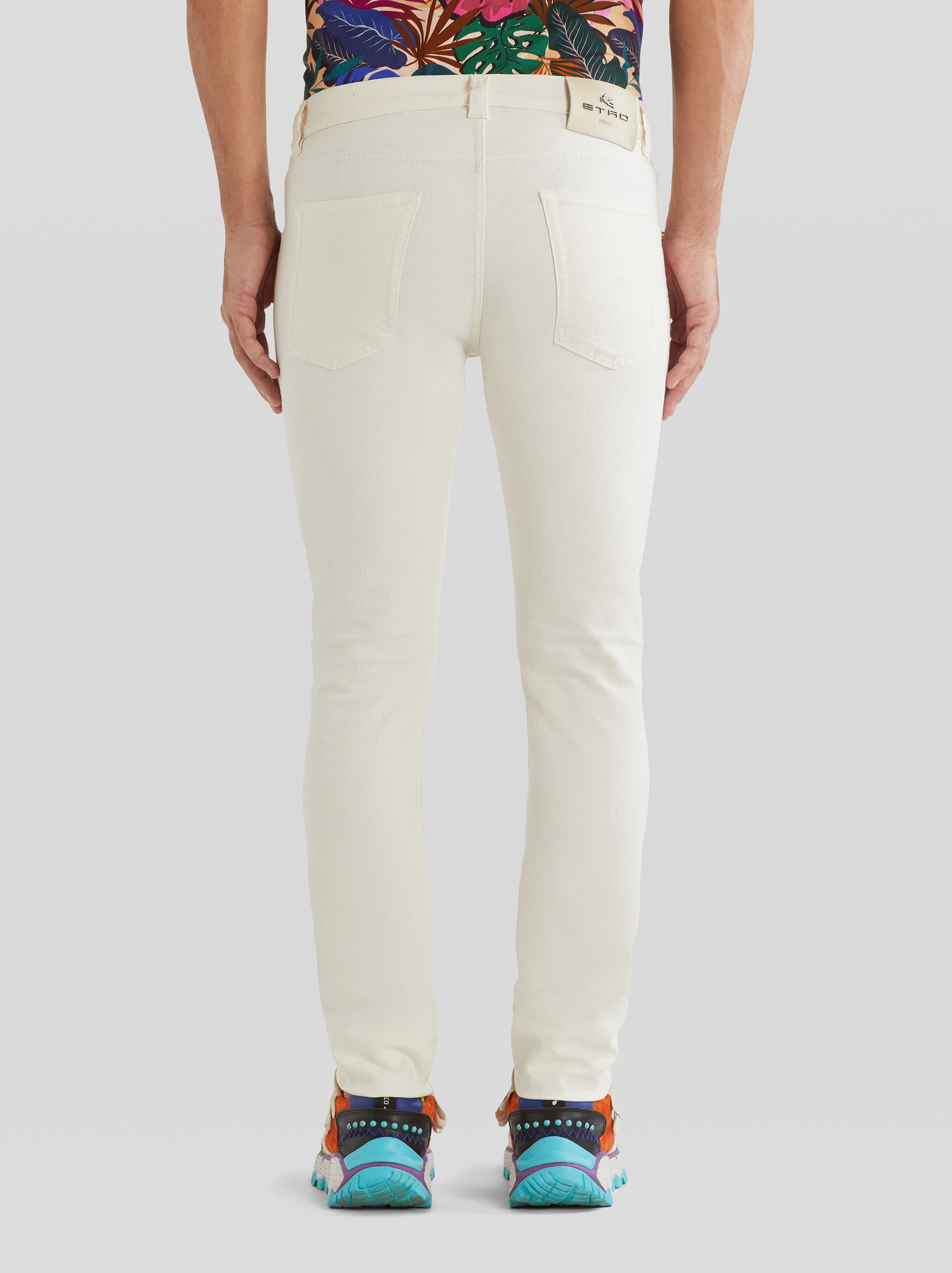 PAISLEY JACQUARD JEANS - 4