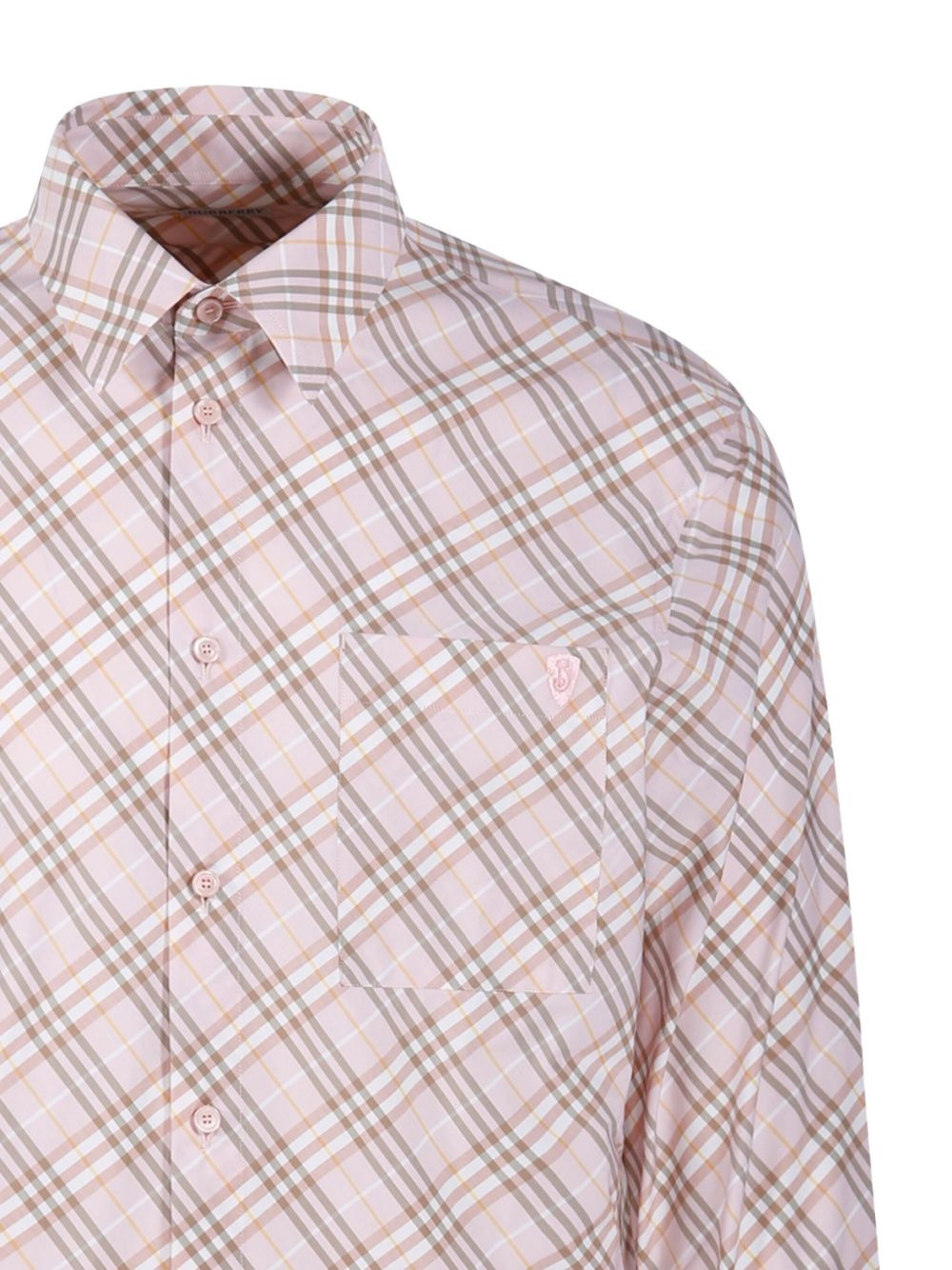 checked cotton shirt - 4
