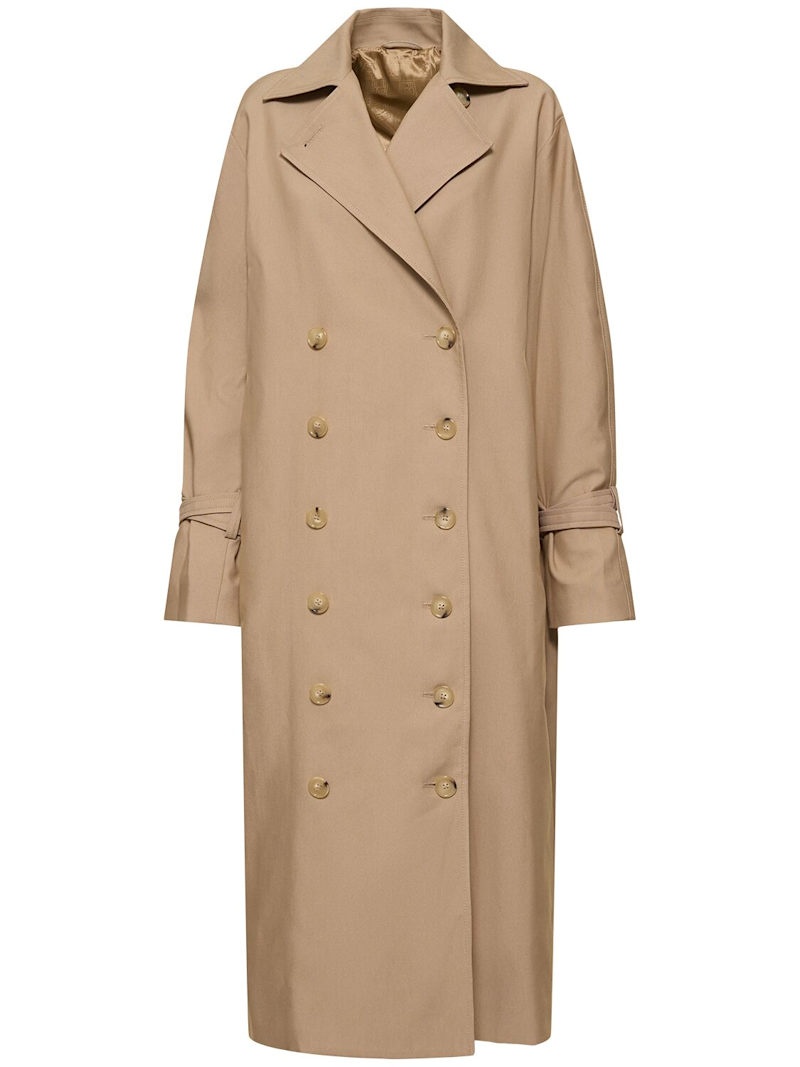 Toteme Signature Glong Abardine トレンチコート Totême Signature glong abardine trench coat | luisaviaroma
