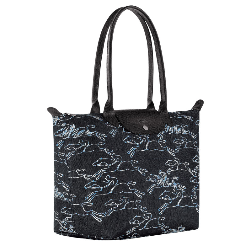 Le Pliage Collection L Tote bag Navy - Canvas 3