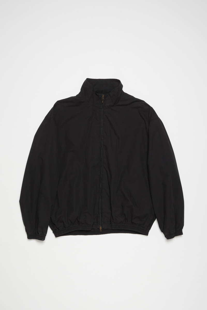 Acne Studios Logo zipper jacket - Black - B90791-900 | REVERSIBLE