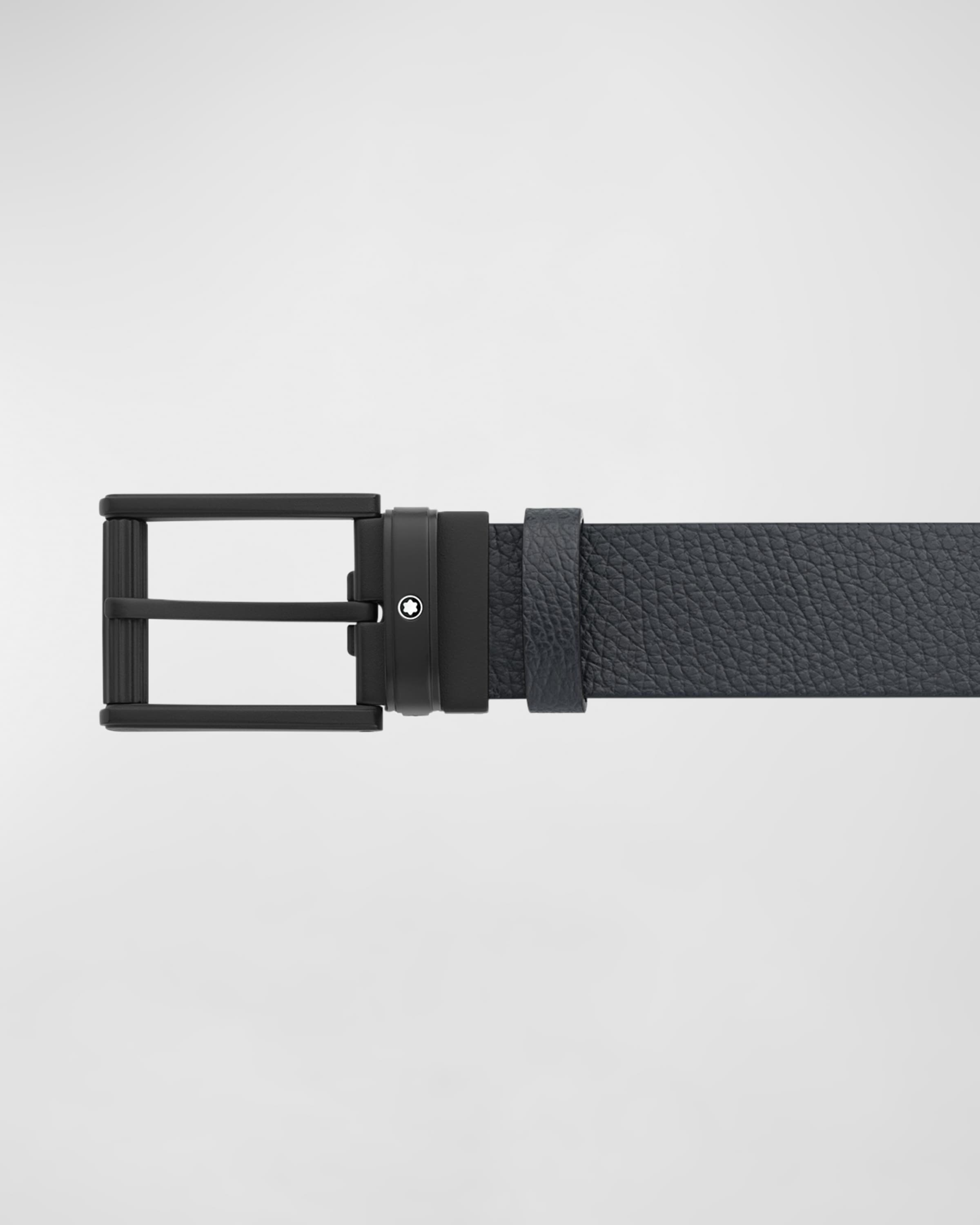 Men's Roll Pin Buckle Reversible Leather Belt - 2