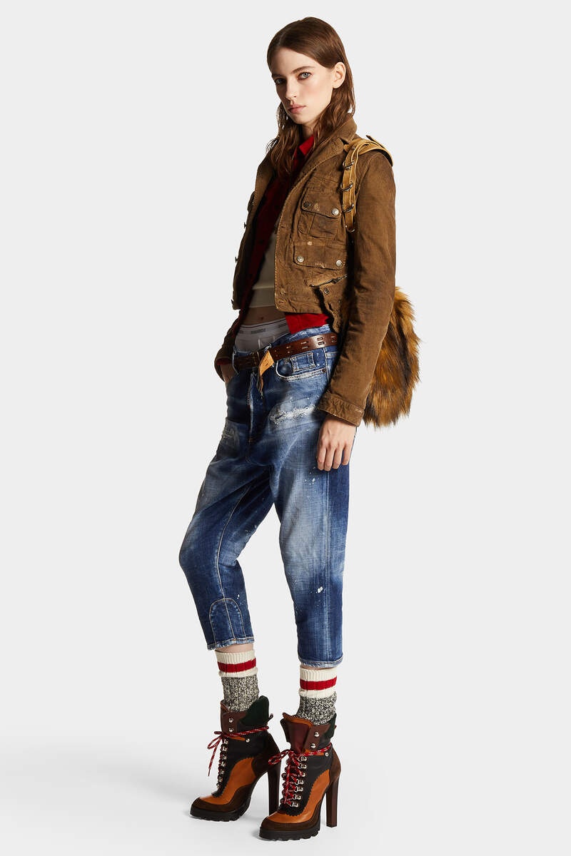 MEDIUM HERITAGE RAMMENDO WASH BABY CARPENTER JEANS - 3