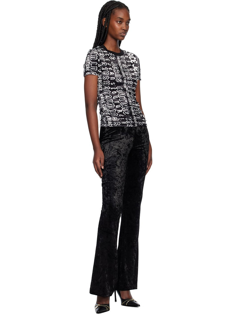 VERSACE JEANS COUTURE Black Logo T-shirt outlook