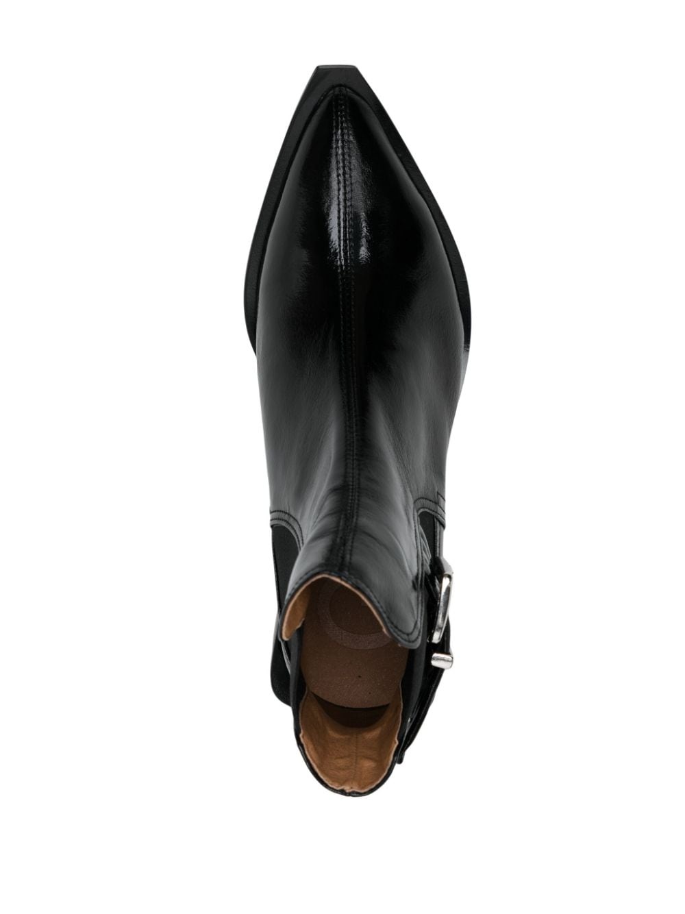 45mm buckle-detail leather boots - 4