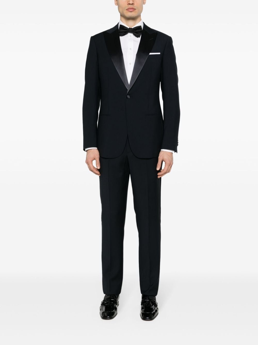 single-breasted virgin wool suit - 2