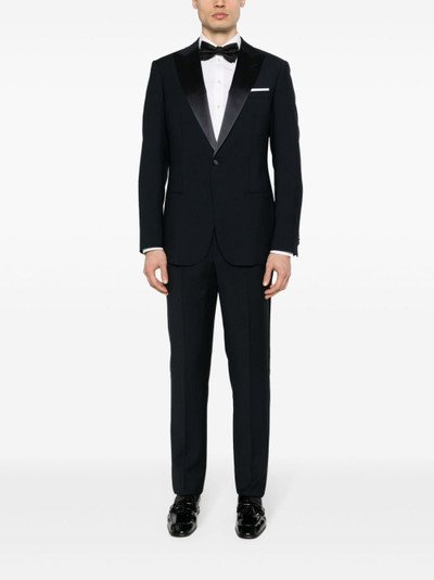 GIORGIO ARMANI single-breasted virgin wool suit outlook