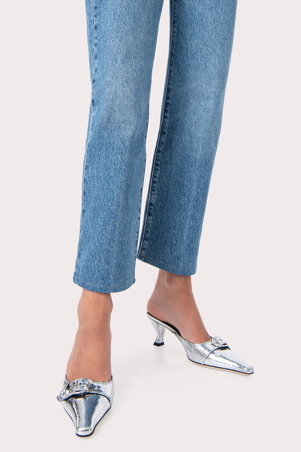 Evelyn Silver Flagstone Leather - 3