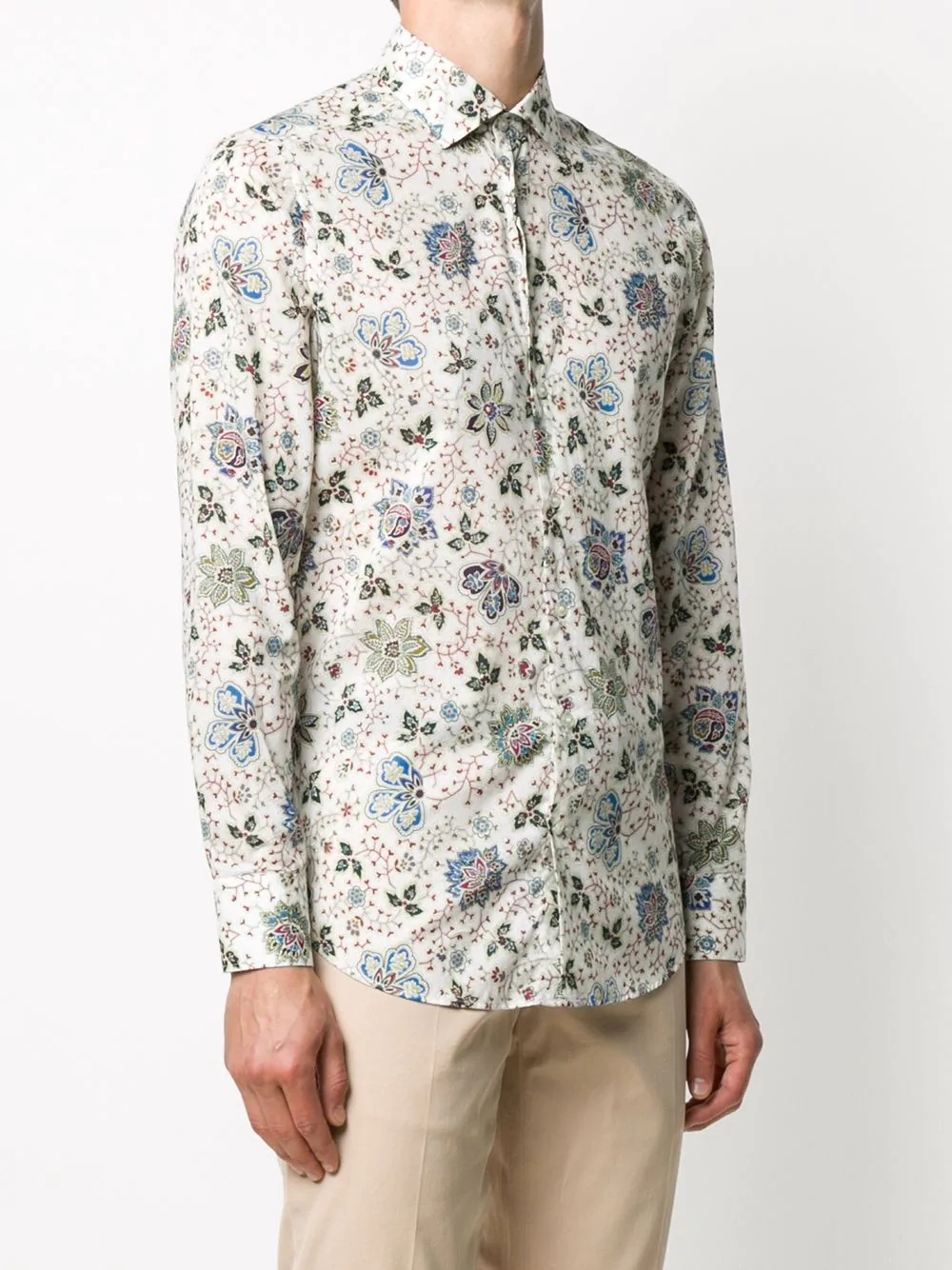 paisley-print dress shirt - 3