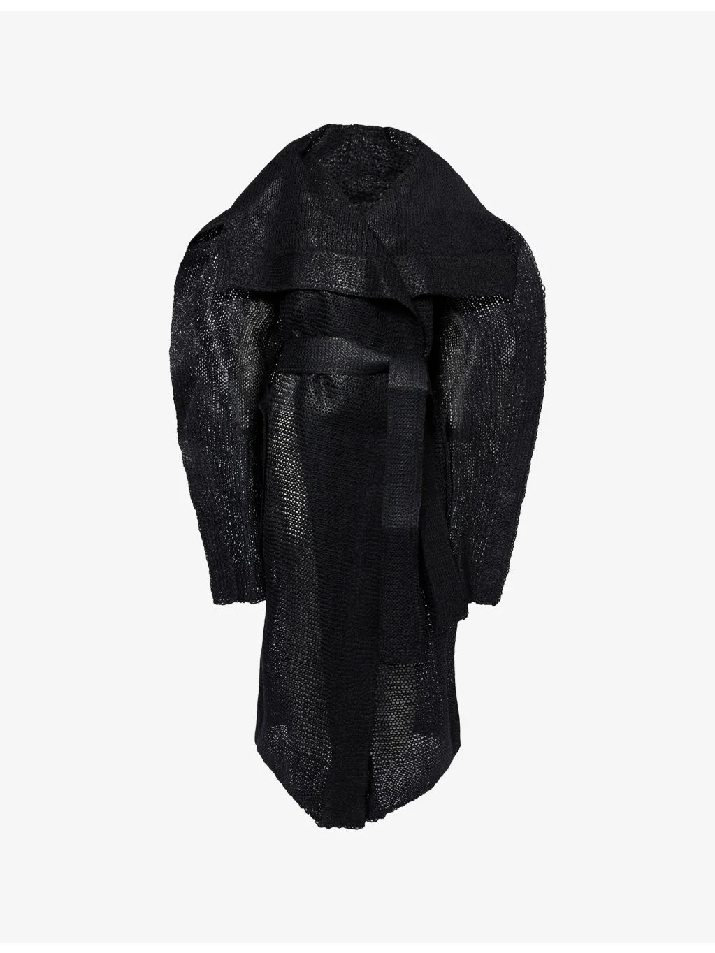 Shawl-Collar Pressed Wool-Blend Coat - 1