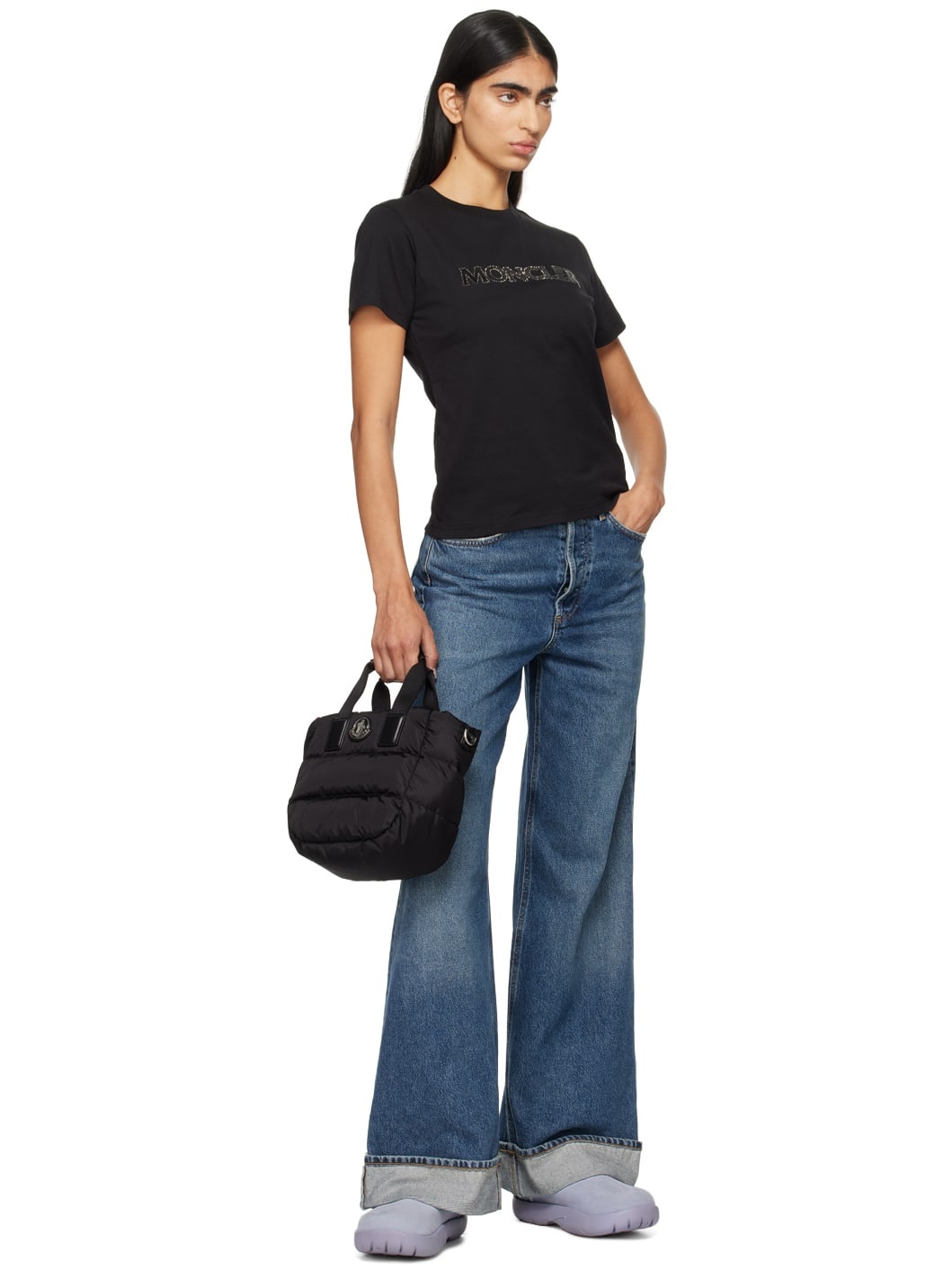 Black Maglia Manica Corta T-shirt - 4
