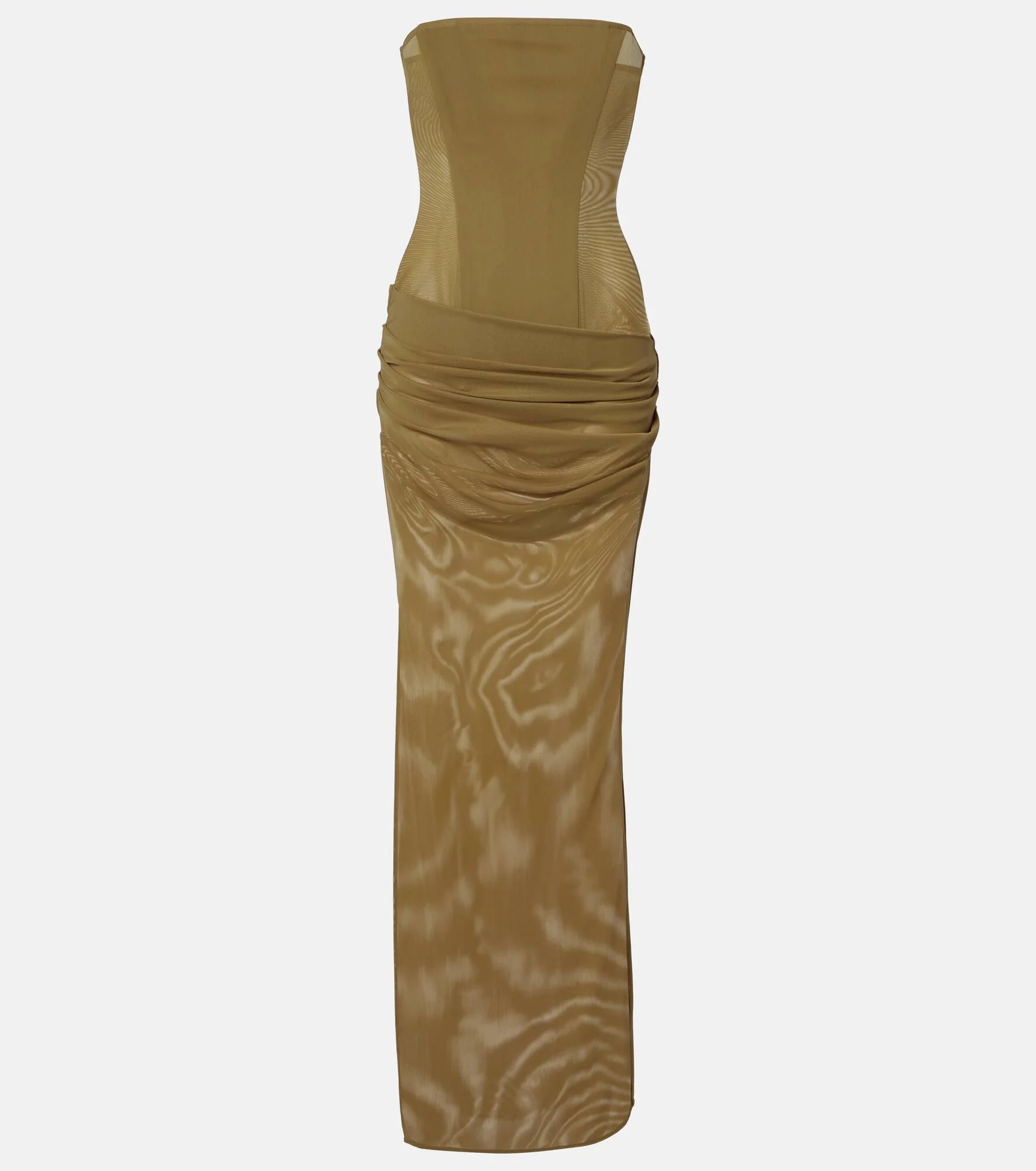 Sheer strapless corset dress - 1