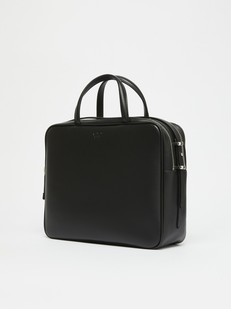 WEEKEND Max Mara GIRONE Large leather box satchel outlook
