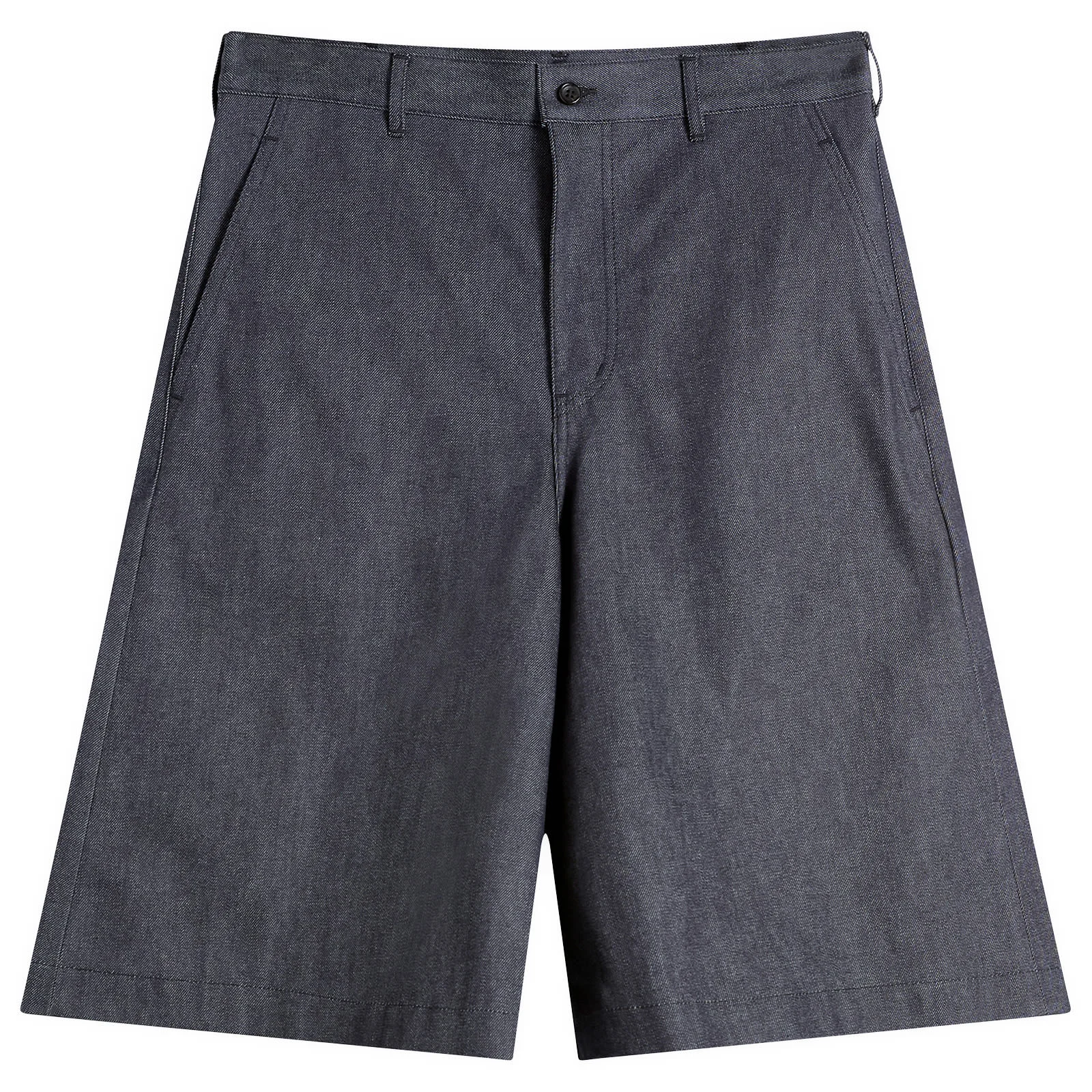 Comme des Garçons Black Denim Shorts - 1