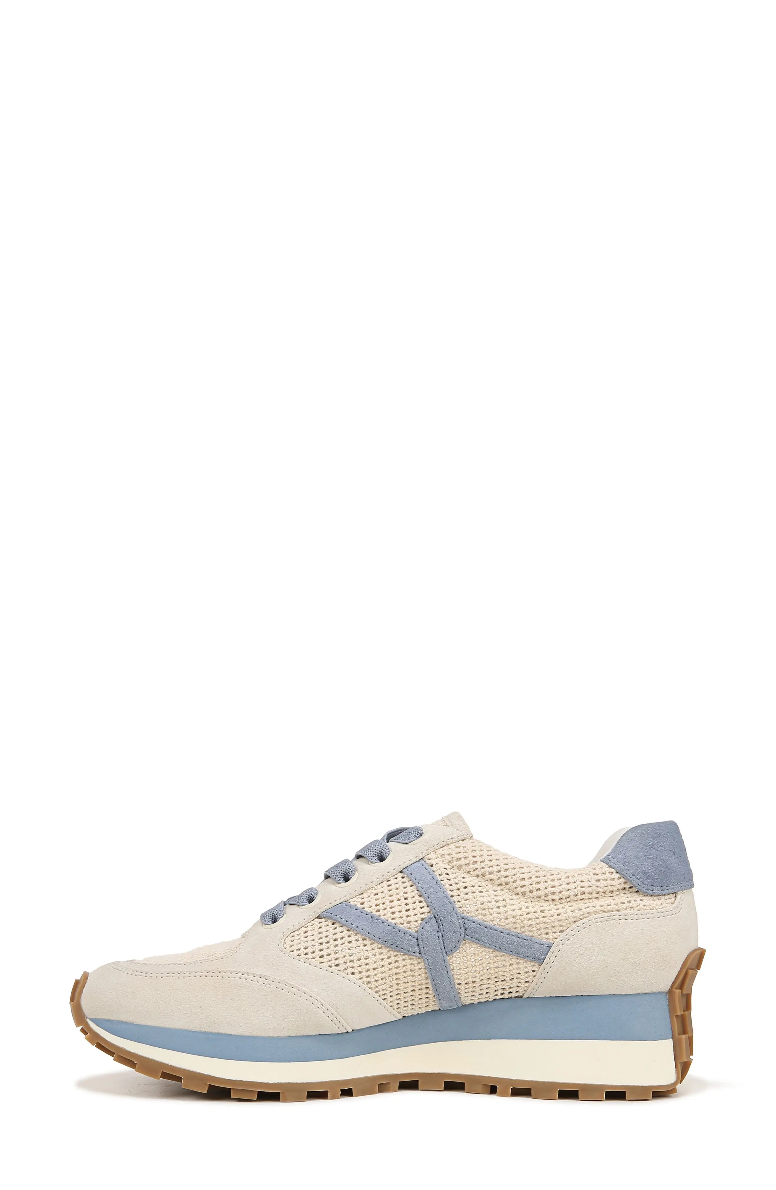 Valentina Sneaker in Coconut/Vista Blue - 8