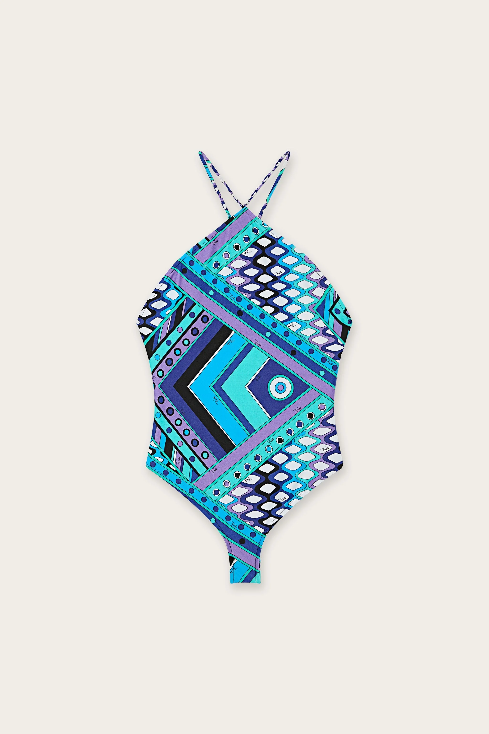 VIVARA PRINT CROSS-STRAP SWIMSUIT - 1