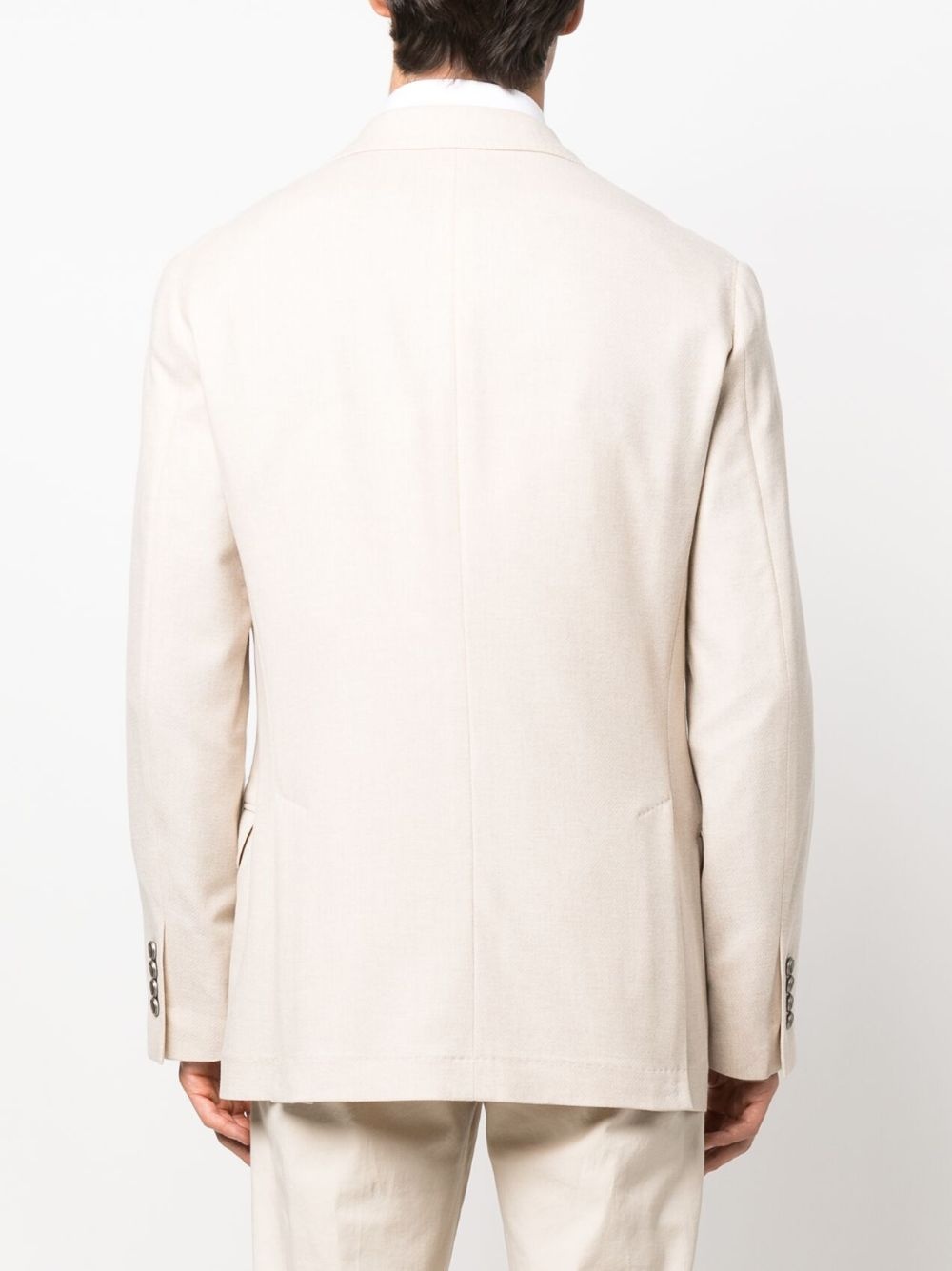 notched-lapel single-breasted blazer - 4
