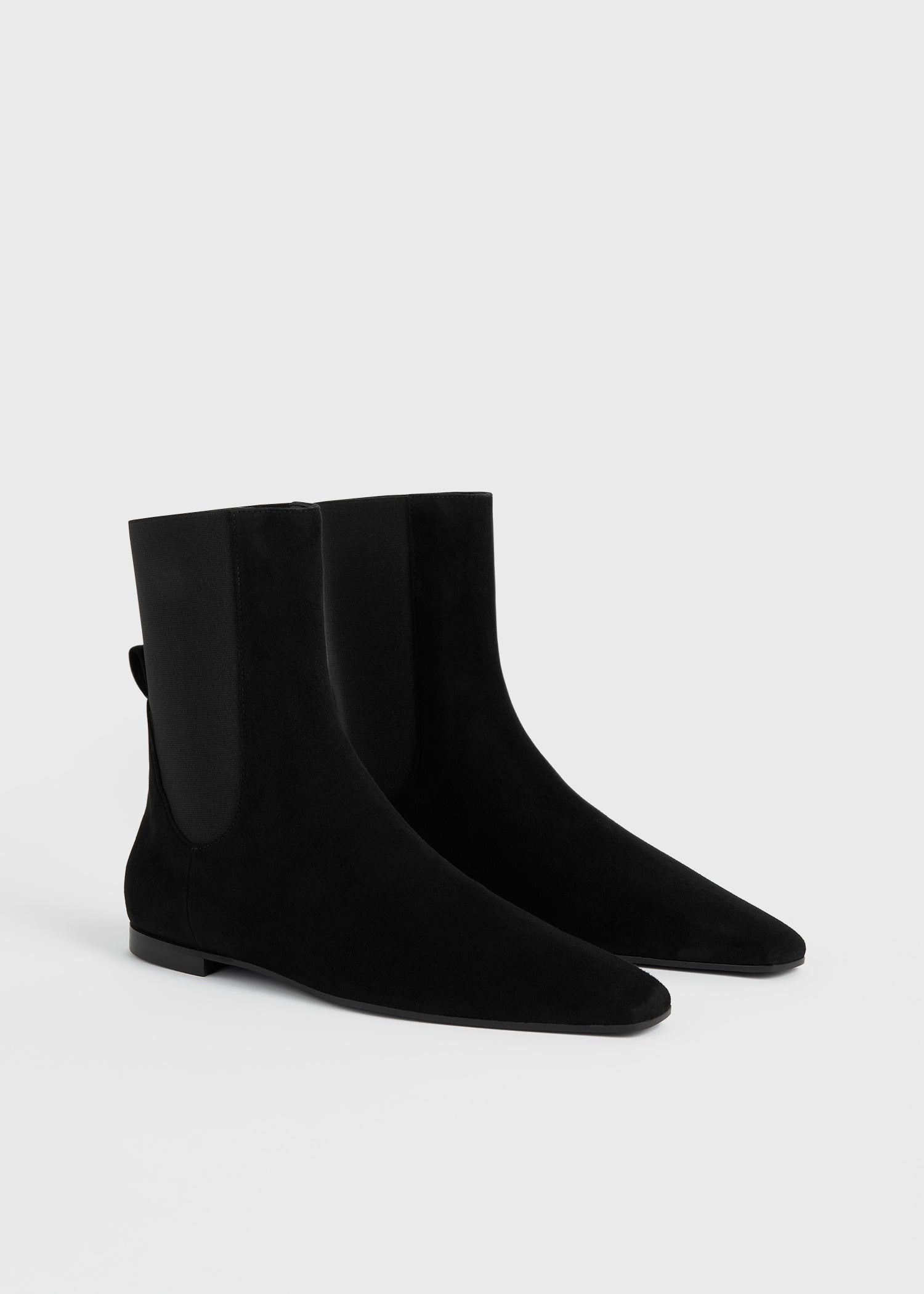 Suede Chelsea boots black - 6