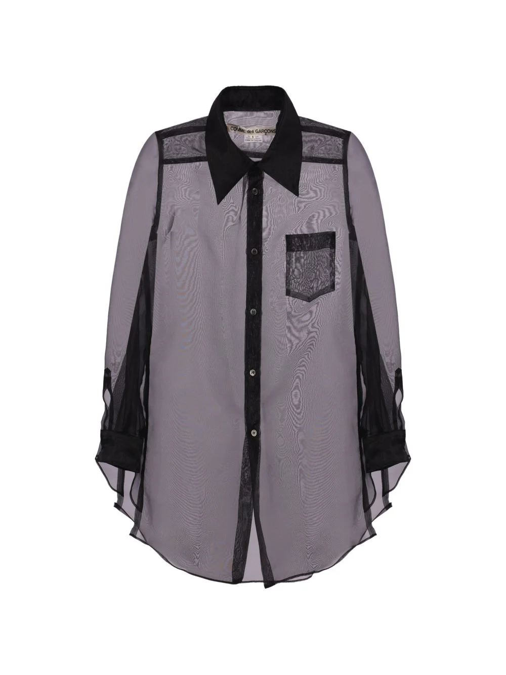 organza pocket shirt - 1