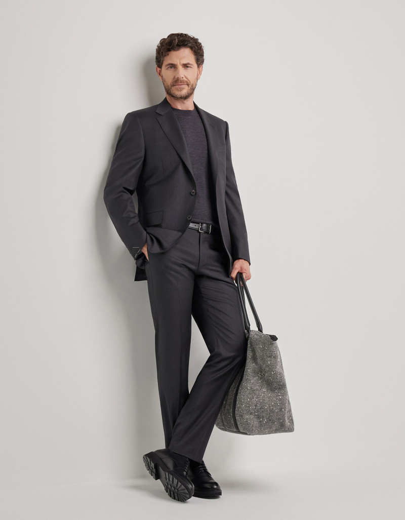 Canali ANTHRACITE PANTS IN 150'S WOOL outlook