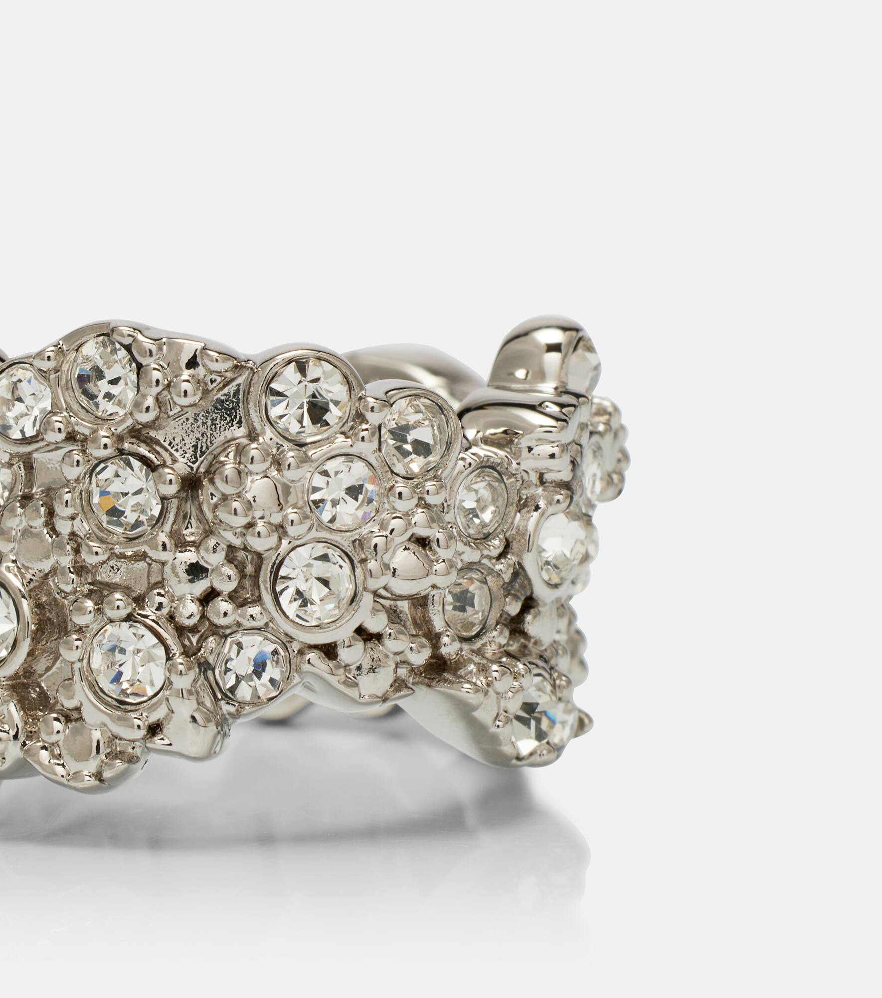 Crystal-embellished ring - 2