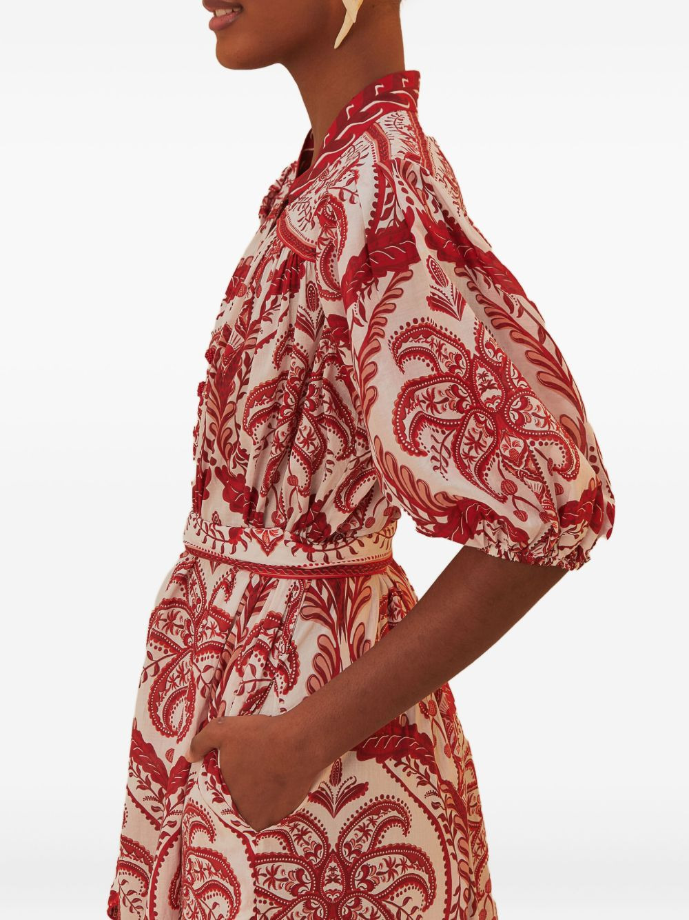 paisley-print dress - 4