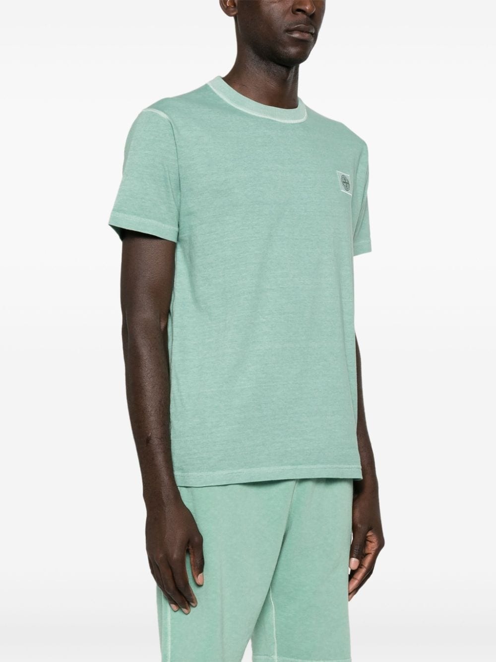Compass-motif mÃ©lange T-shirt - 3