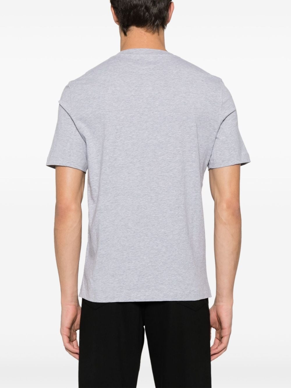 logo-print mÃ©llange T-shirt - 4
