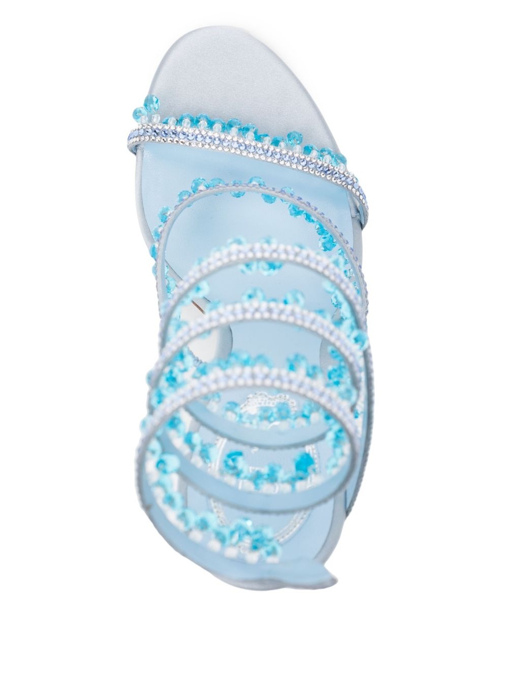 crystal embellishment sandals - 4