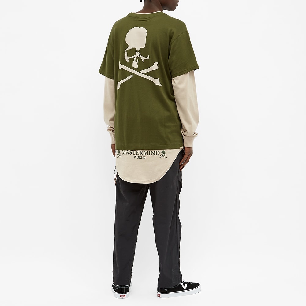 MASTERMIND WORLD Layered Long Sleeve Skull Tee - 6