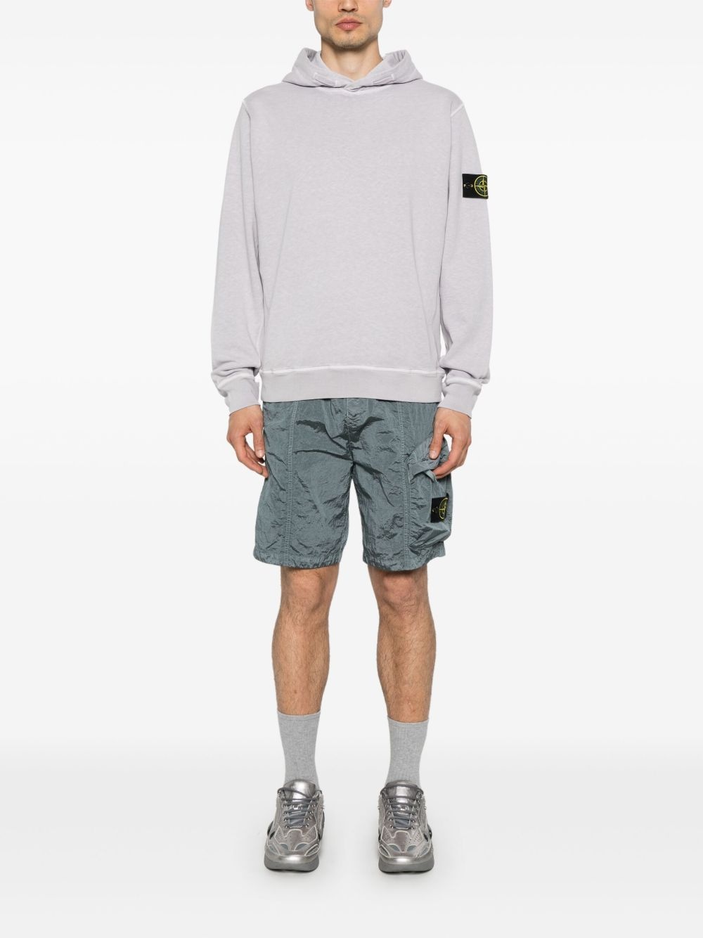 Compass-badge hoodie - 2