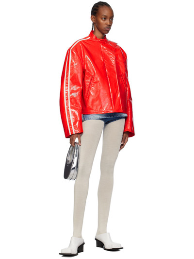 pushBUTTON Red Moto Jacket outlook