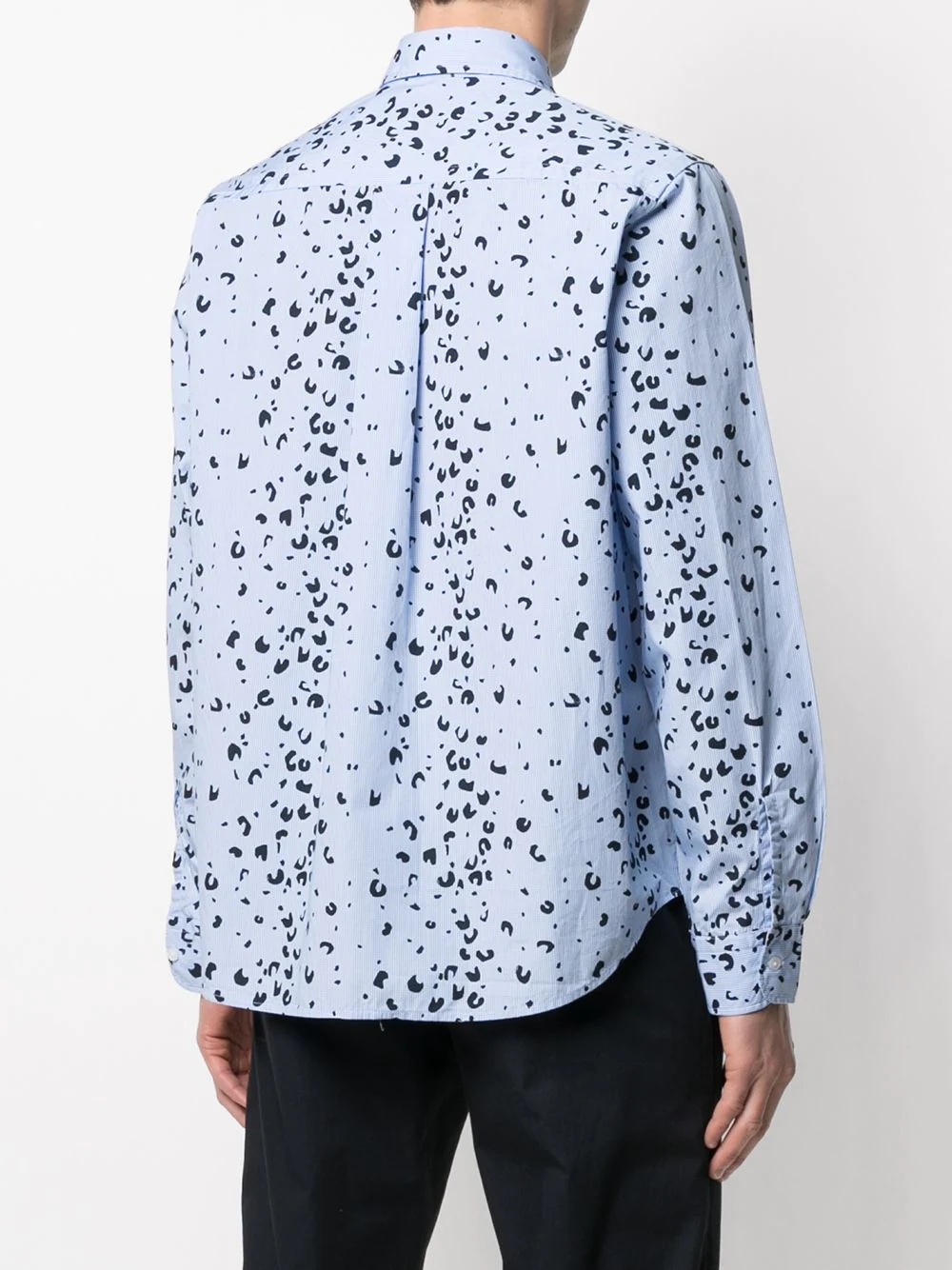 abstract-print long-sleeve shirt - 4