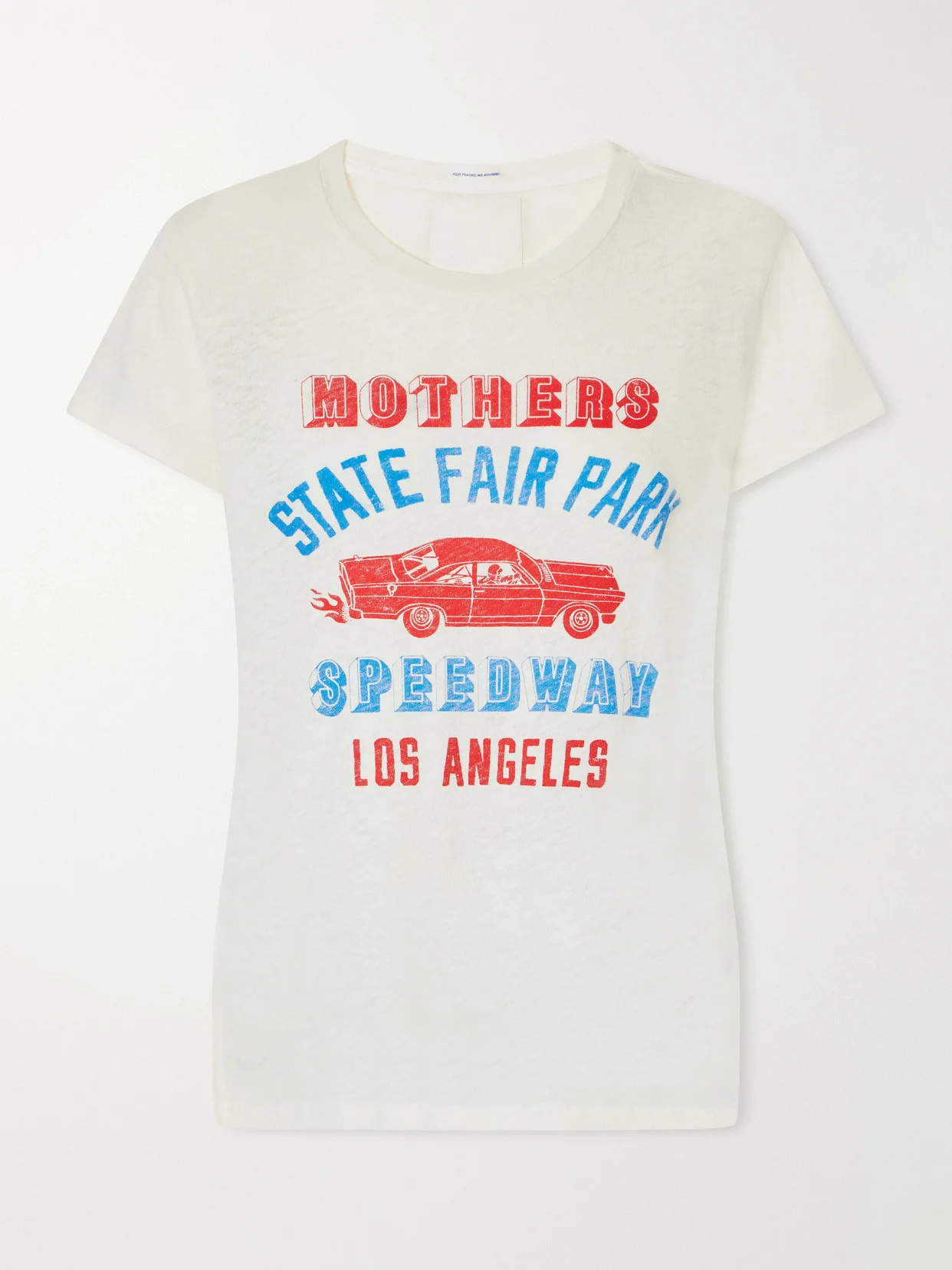 The Lil Sinful Printed Cotton And Linen-blend Jersey T-shirt - 1