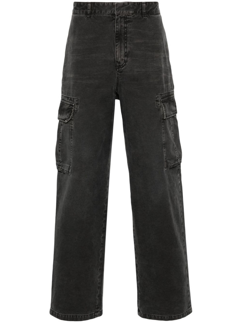 4G-embroidered cargo pants 1