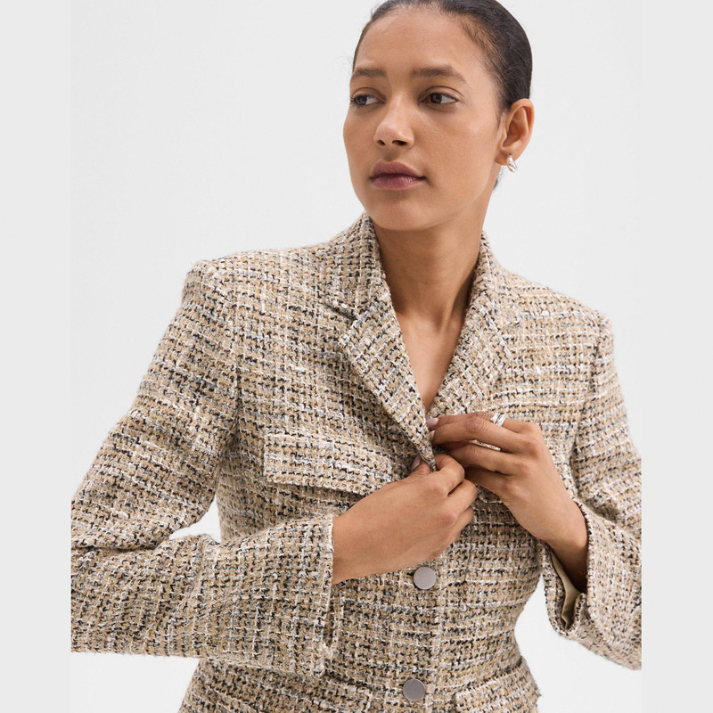 Military Jacket in Mixed Tweed 5