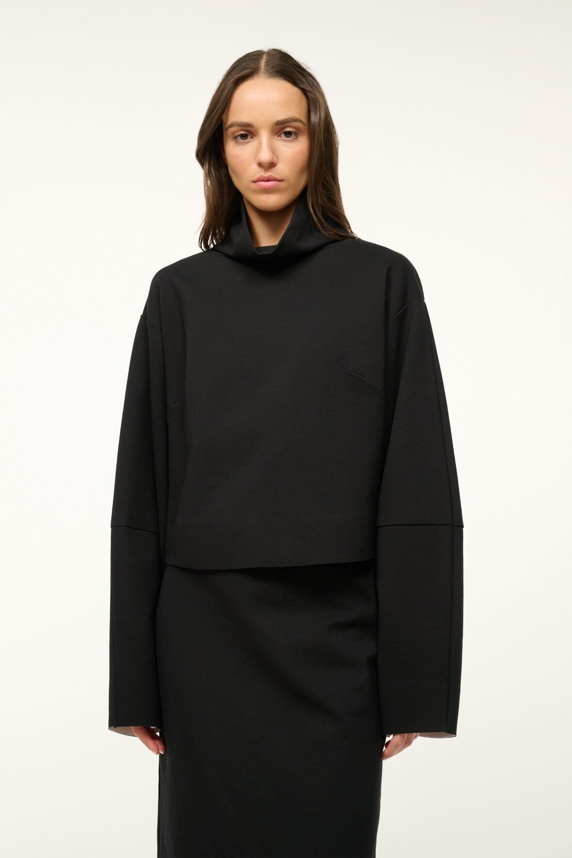 STAUD BINOCHE TOP BLACK - 2
