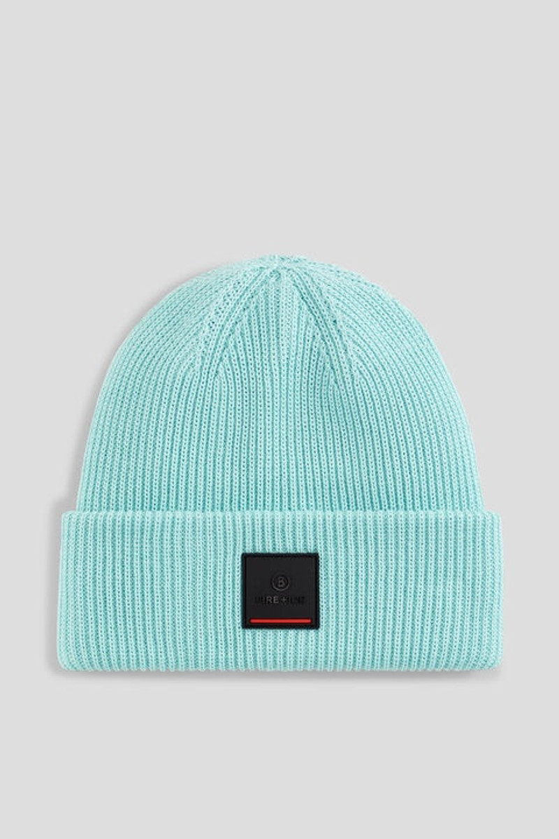 Tarek Knit hat in Ice blue 1