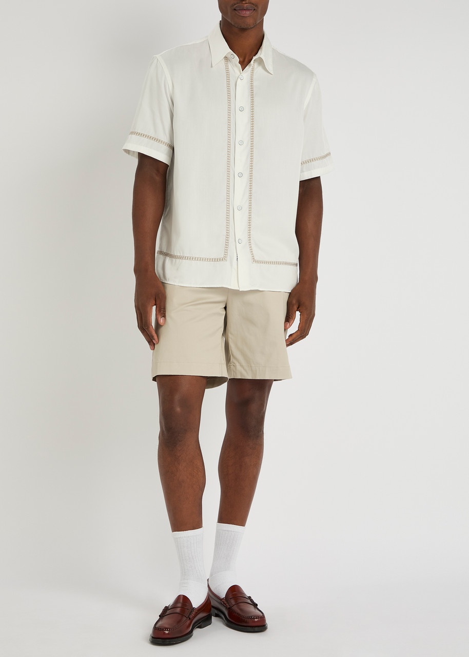 Rag & Bone Dalton Embroidered Woven Shirt - 4