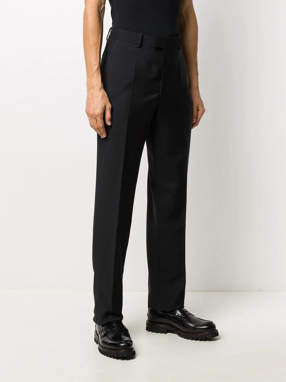 tailored wool suit trousers - 3