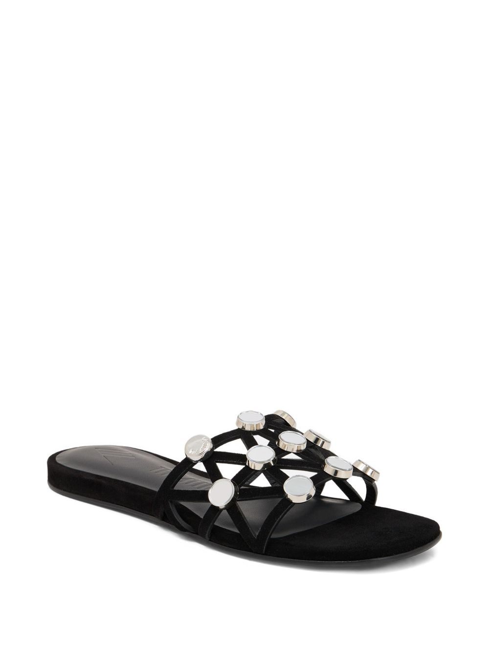 grid studded flats - 2