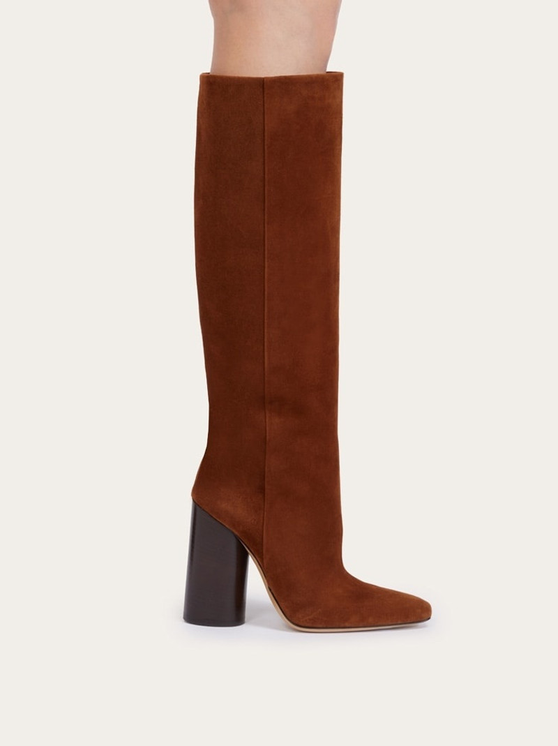 FERRAGAMO OVAL HEEL BOOT outlook