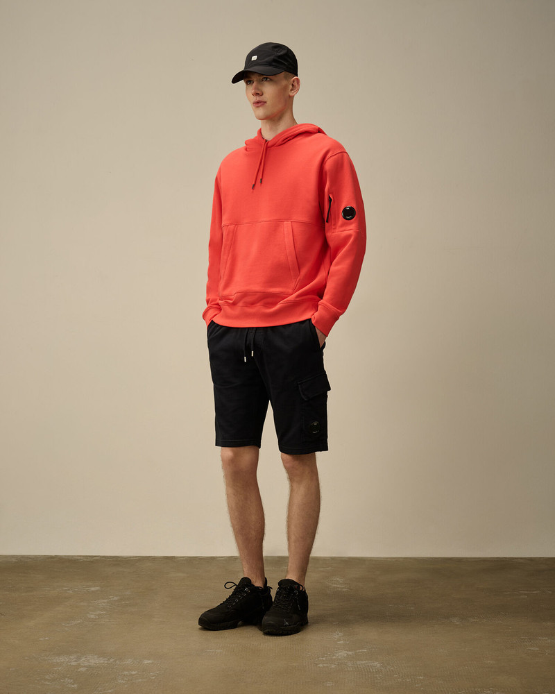 C.P. Company Light Fleece Cargo Lens Shorts outlook
