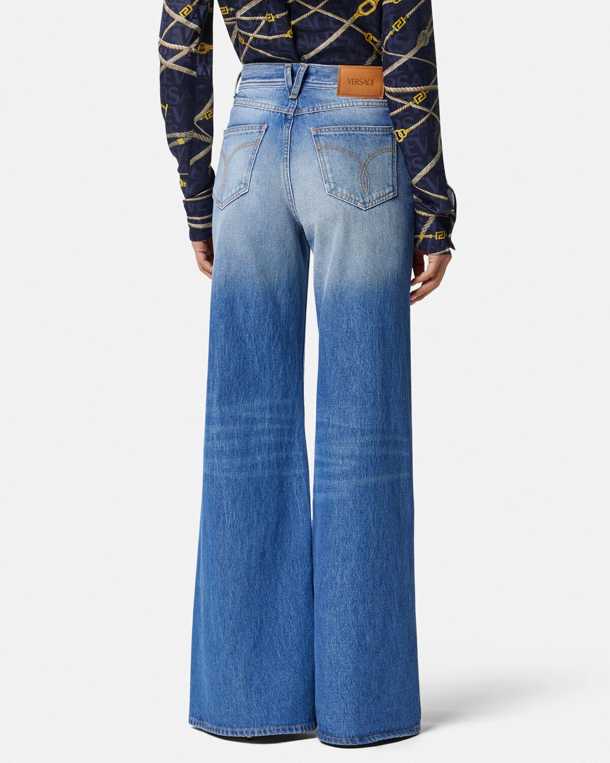 Medusa '95 Wide Flared Jeans - 5