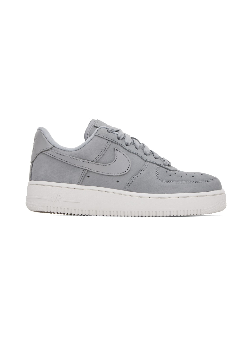 Gray Air Force 1 Premium Sneakers - 1