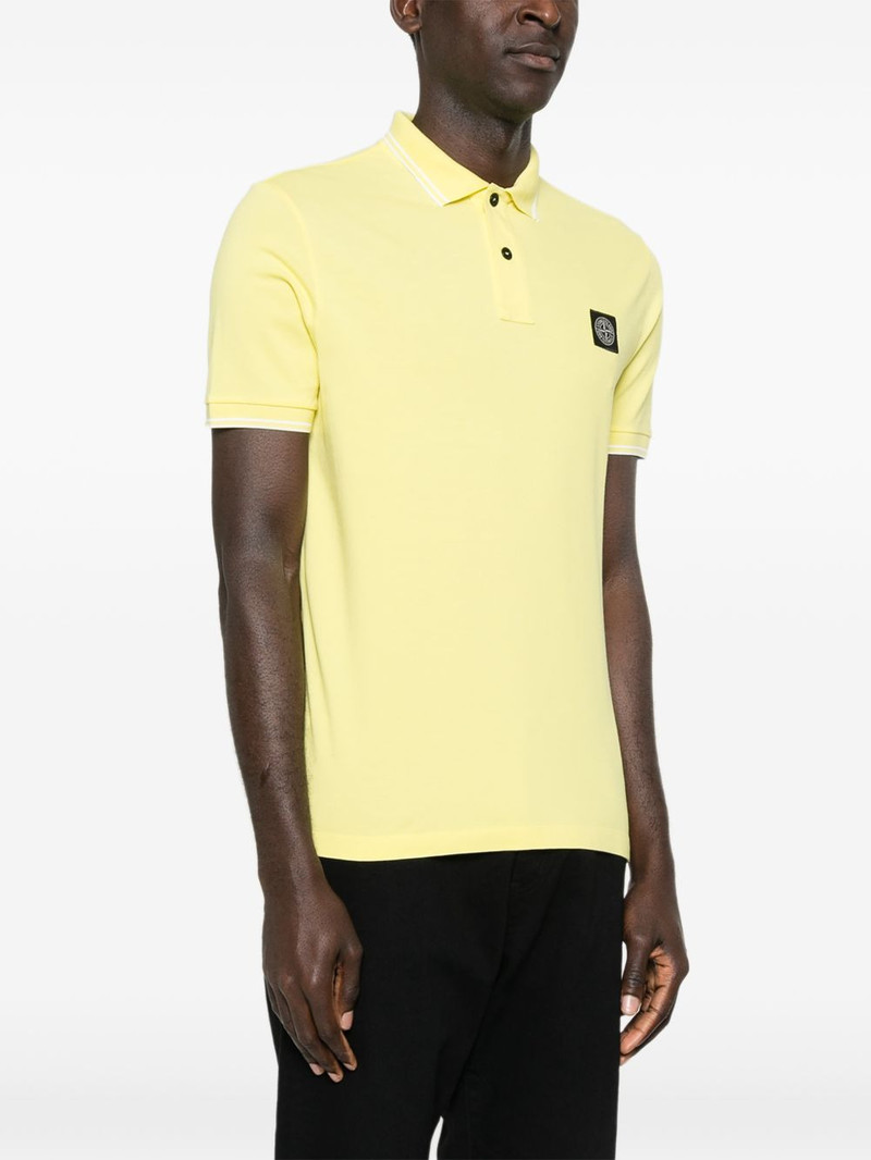 ribbed trim polo shirt 3