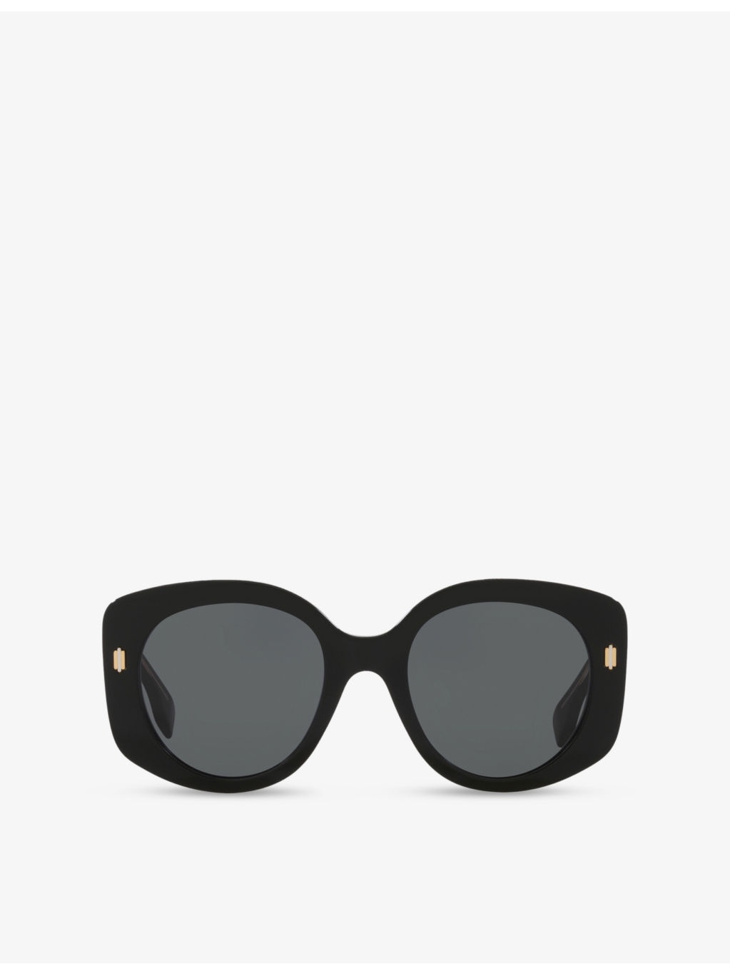 FE40137I Roma Round-Frame Acetate Sunglasses - 1